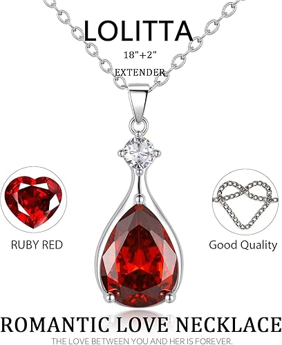 Dark red heart necklace deep emotional connection
