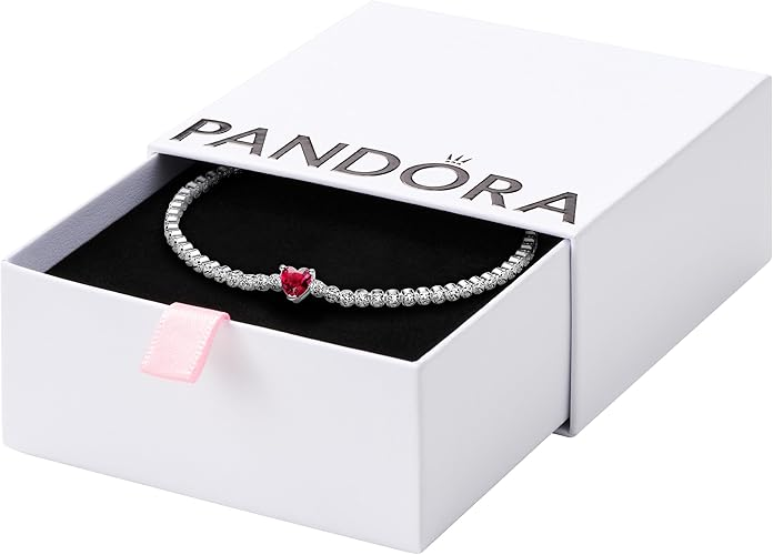 Pandora red heart jewelry meaningful Valentine gift
