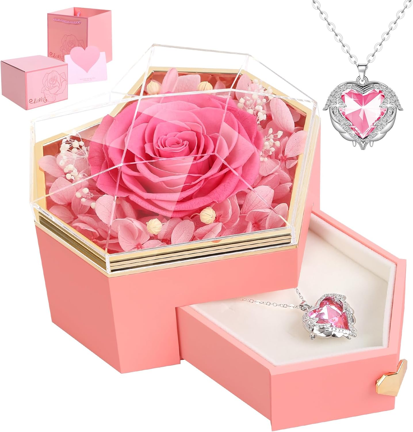 Eternal rose light Valentine romantic gift
